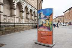 3Näituse-reklaam-Firenze-tänaval